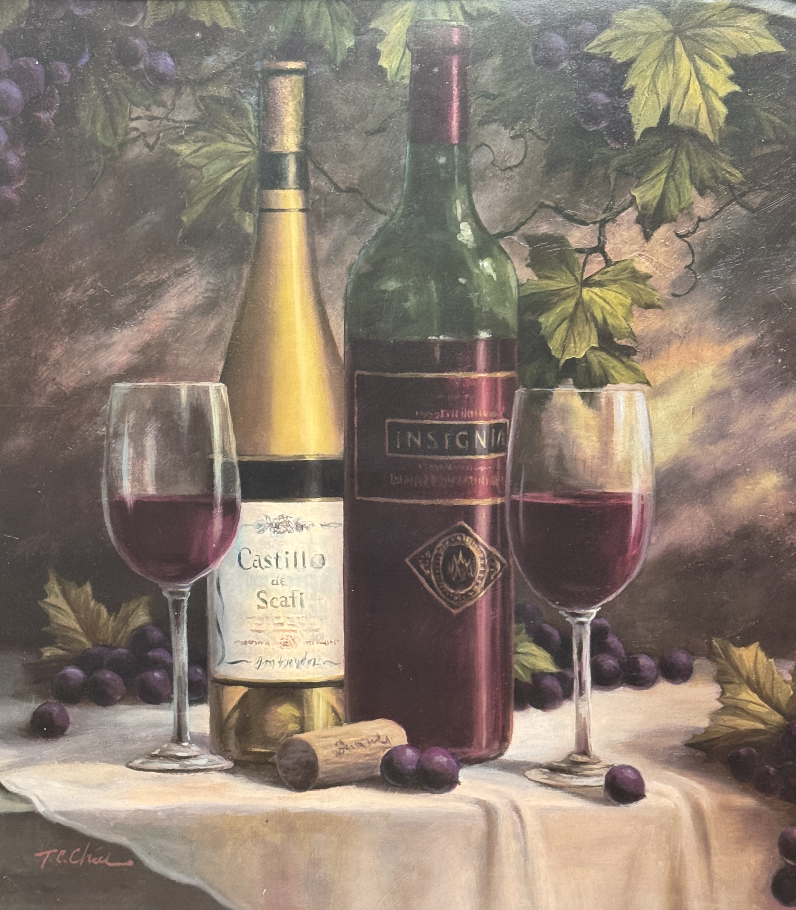 Wine Still Life Painting