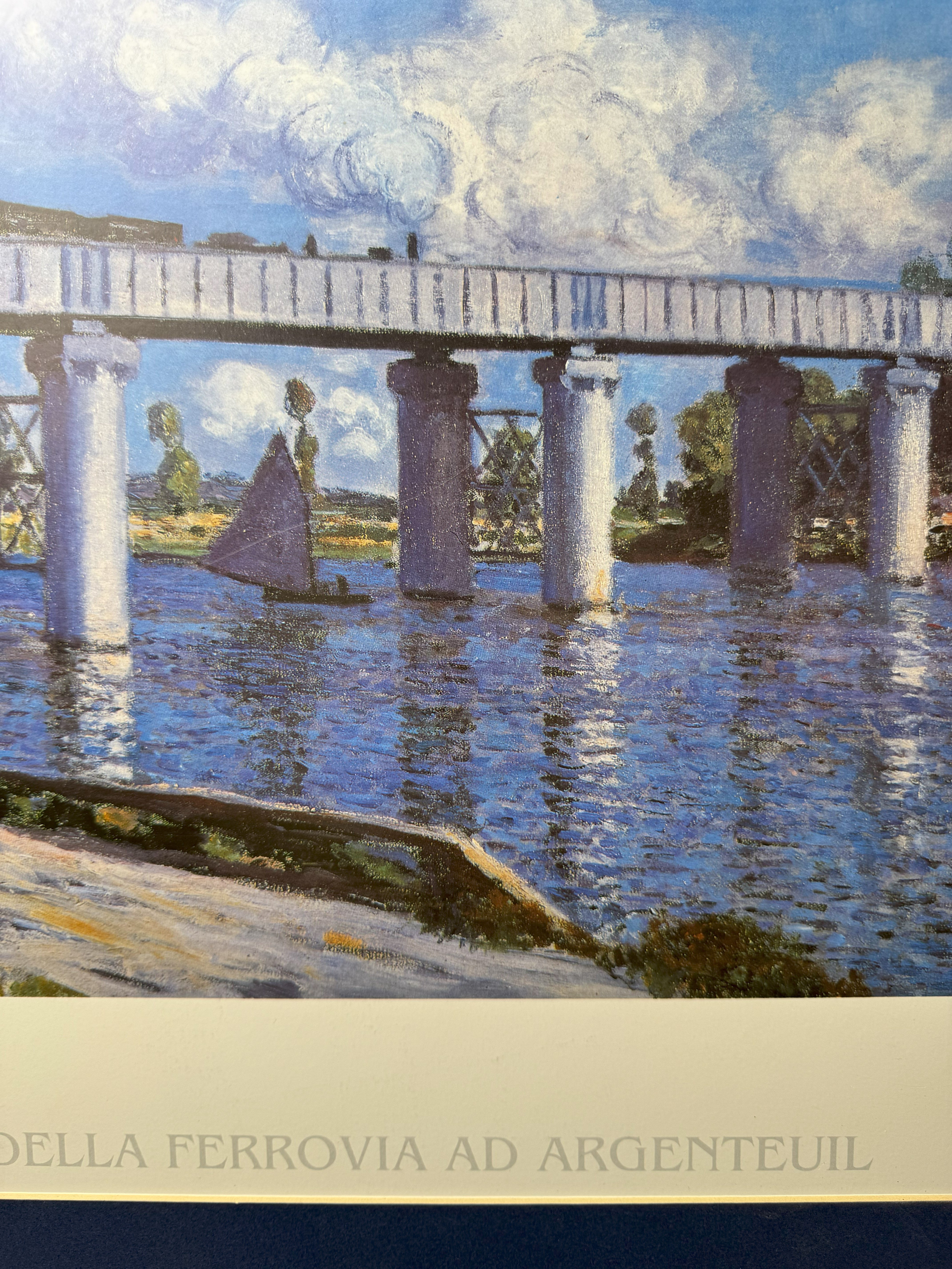 Claude Monet - The Railway Bridge at Argenteuil Poster
