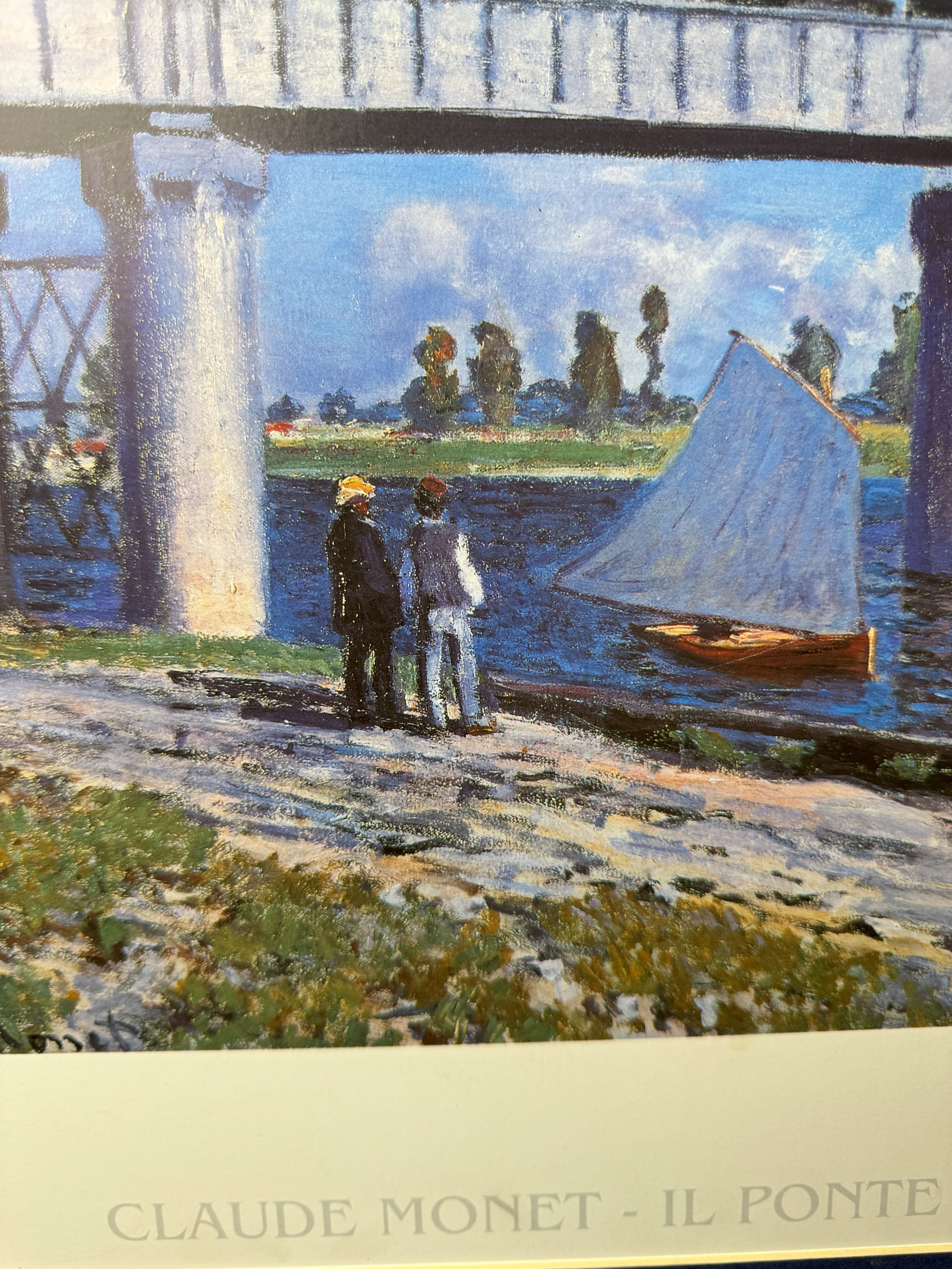 Claude Monet - The Railway Bridge at Argenteuil Poster
