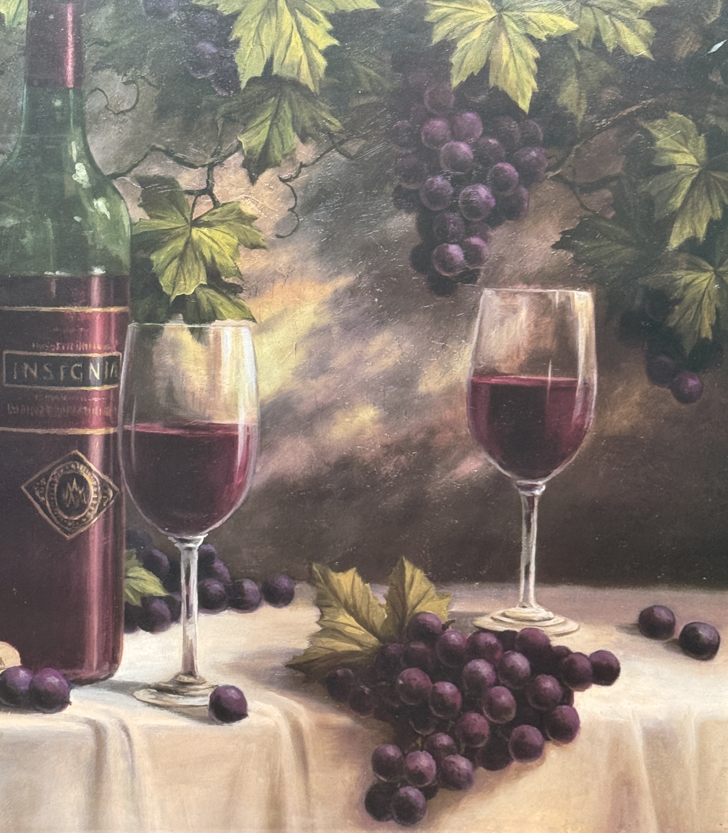 Wine Still Life Painting