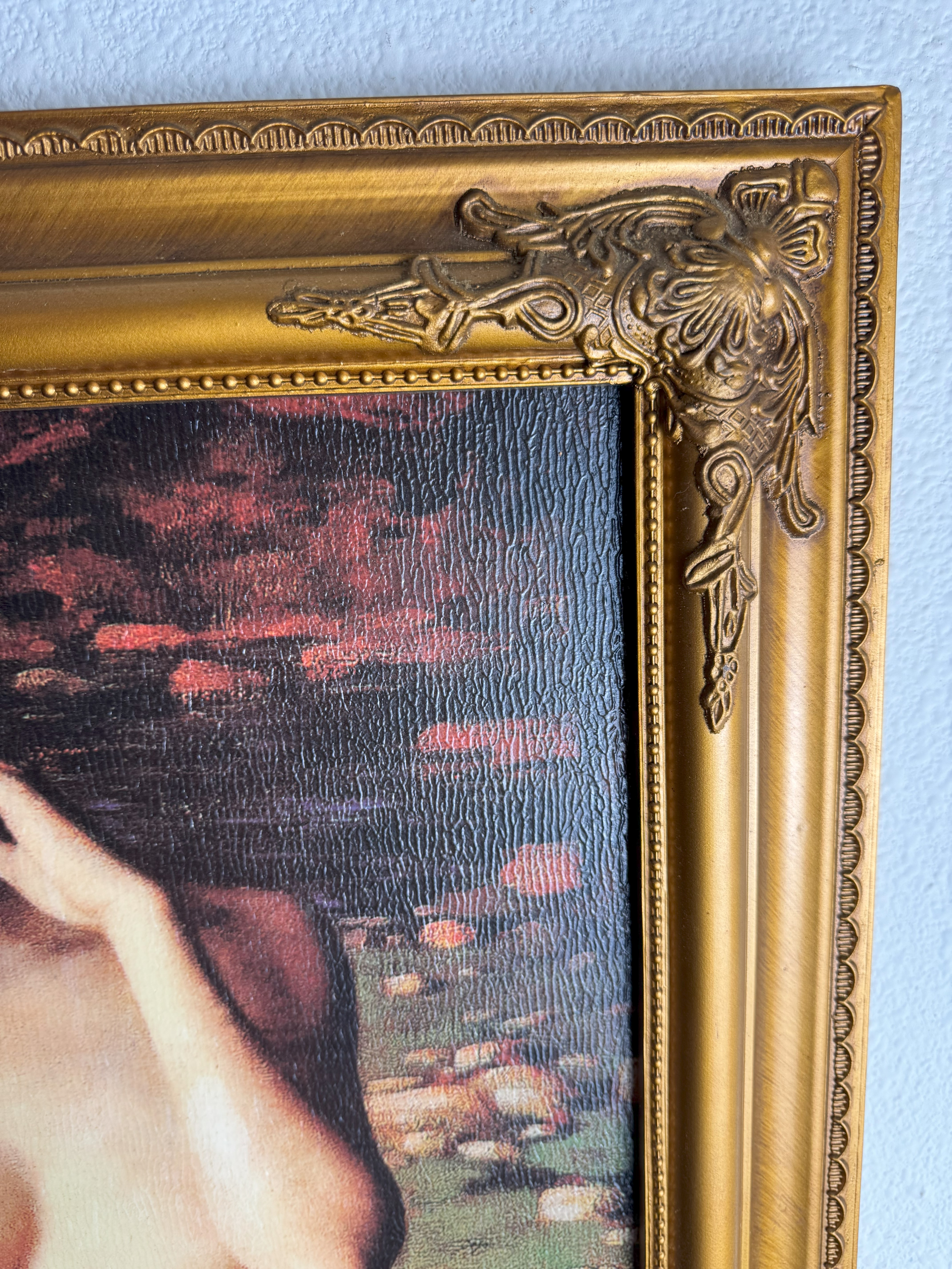Framed Classical Nude Art Painting