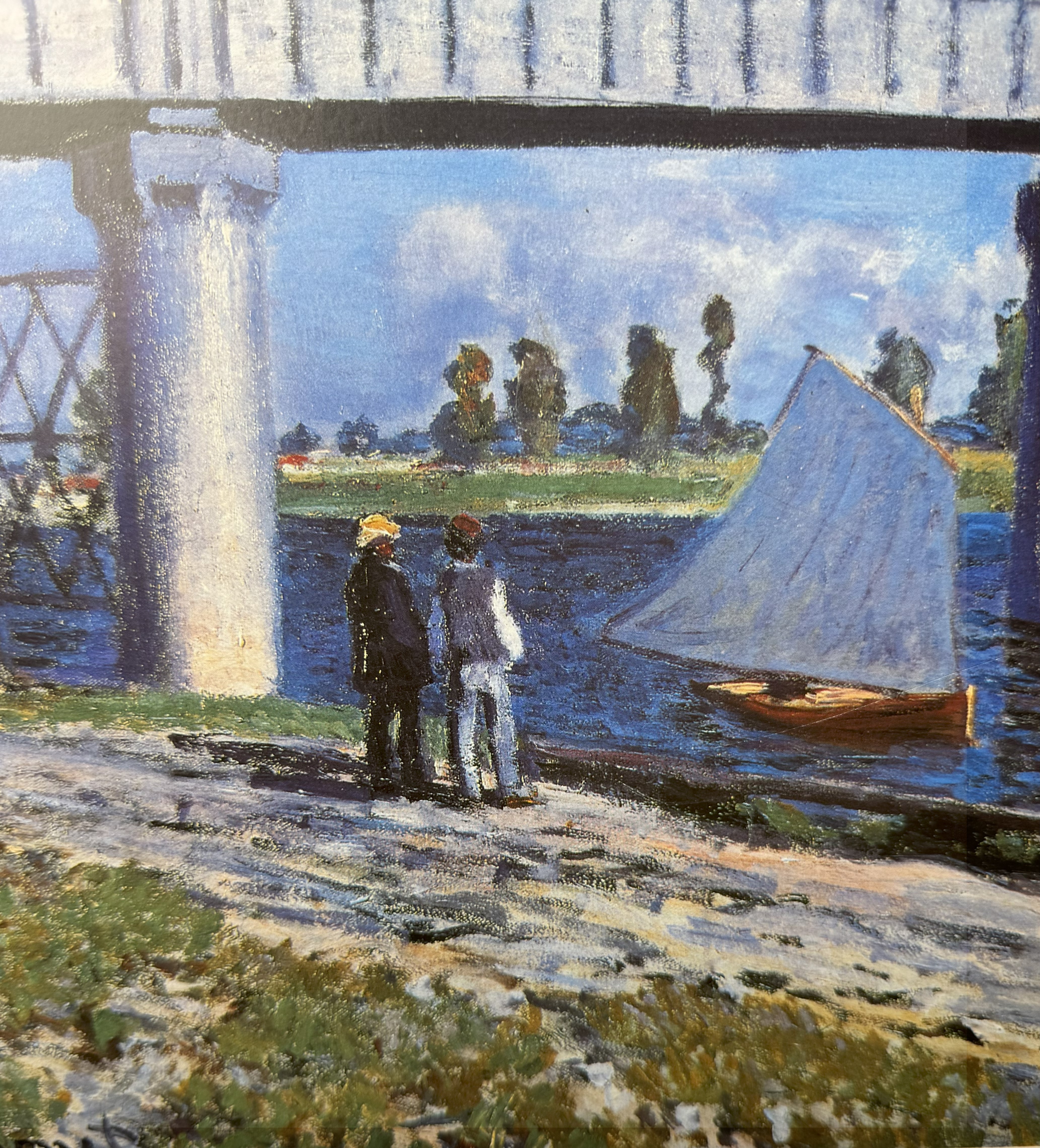 Claude Monet - The Railway Bridge at Argenteuil Poster