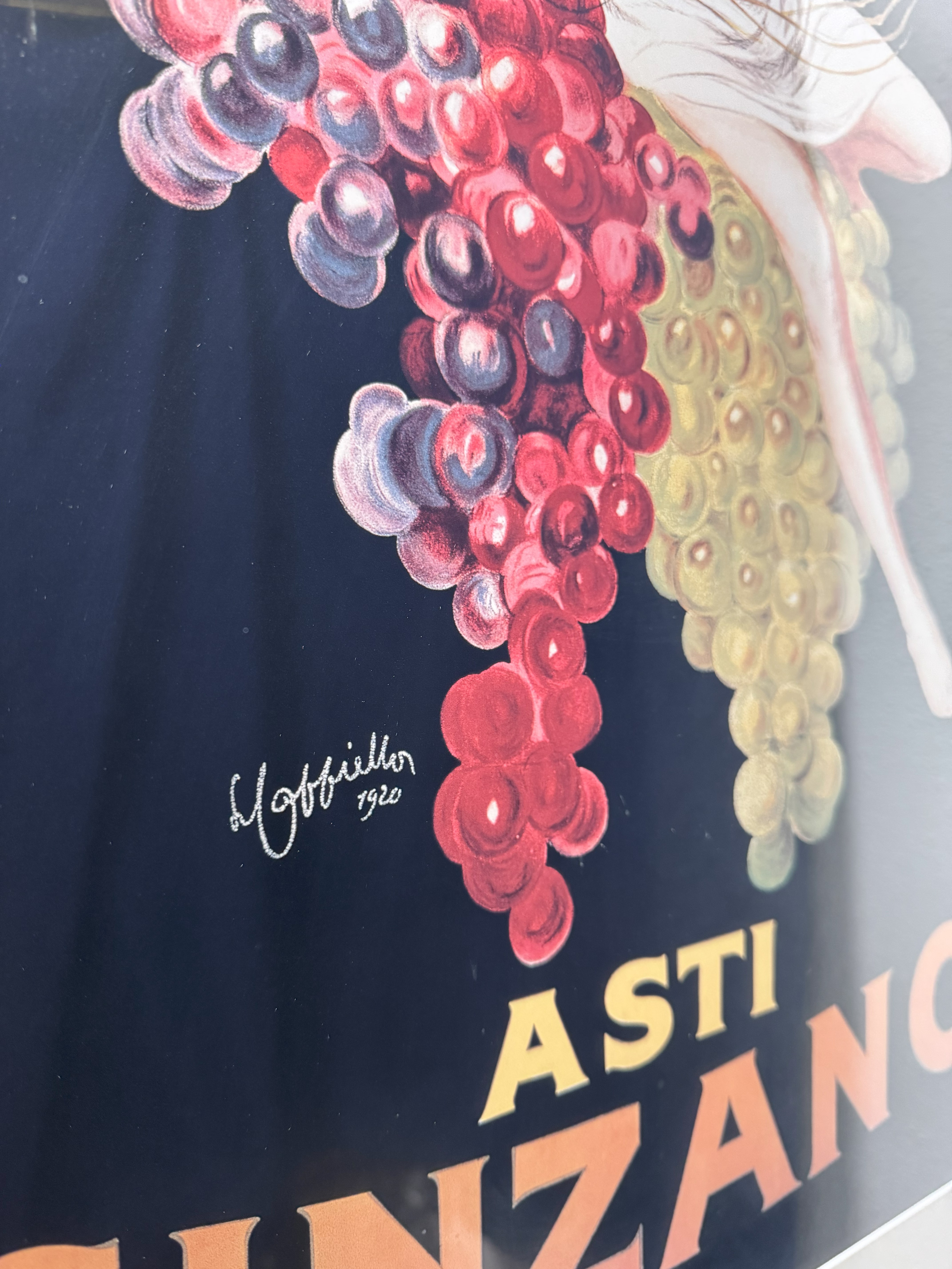 Asti Cinzano Framed Vintage Poster