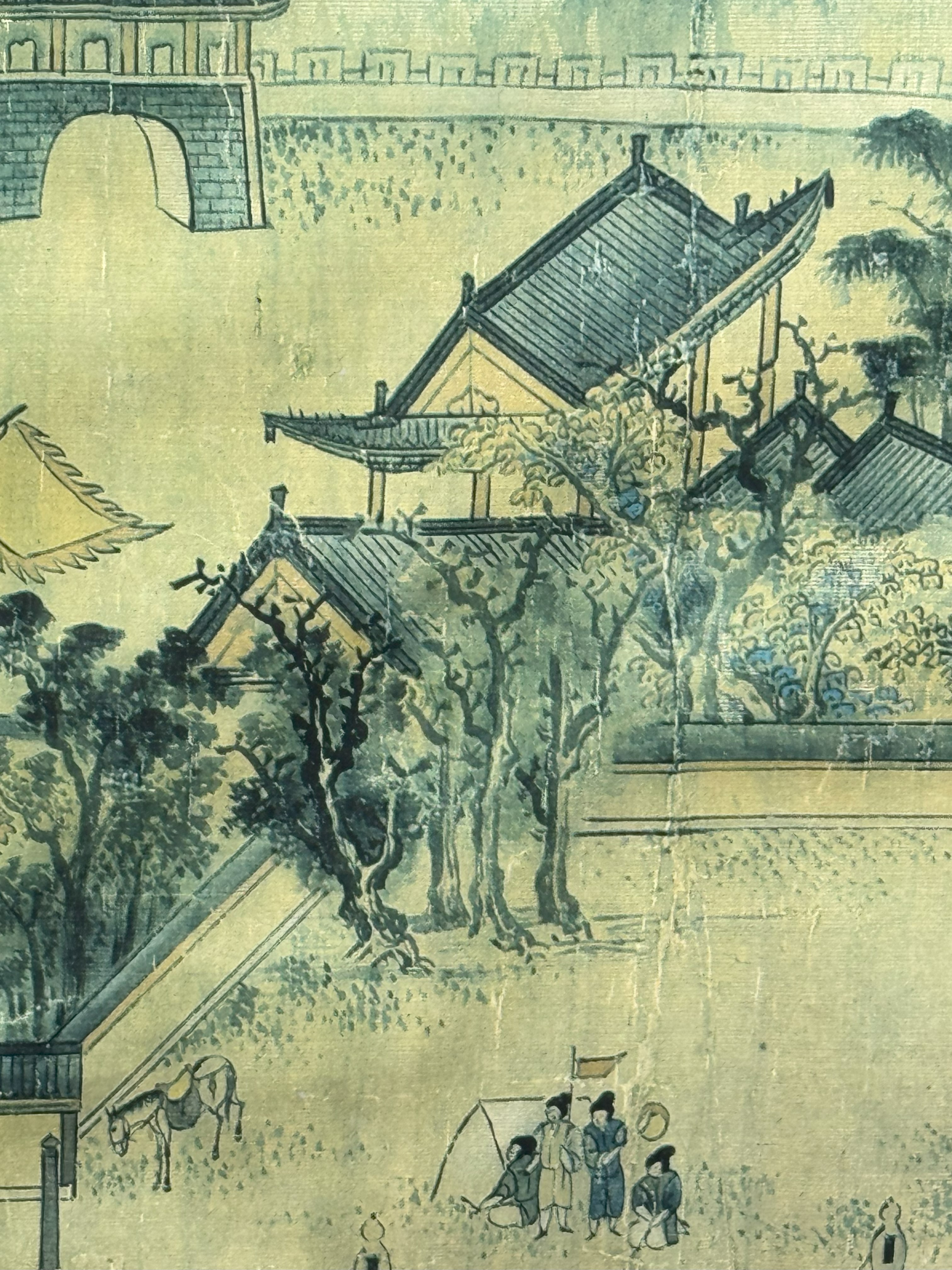 Chinese Landscape on silk