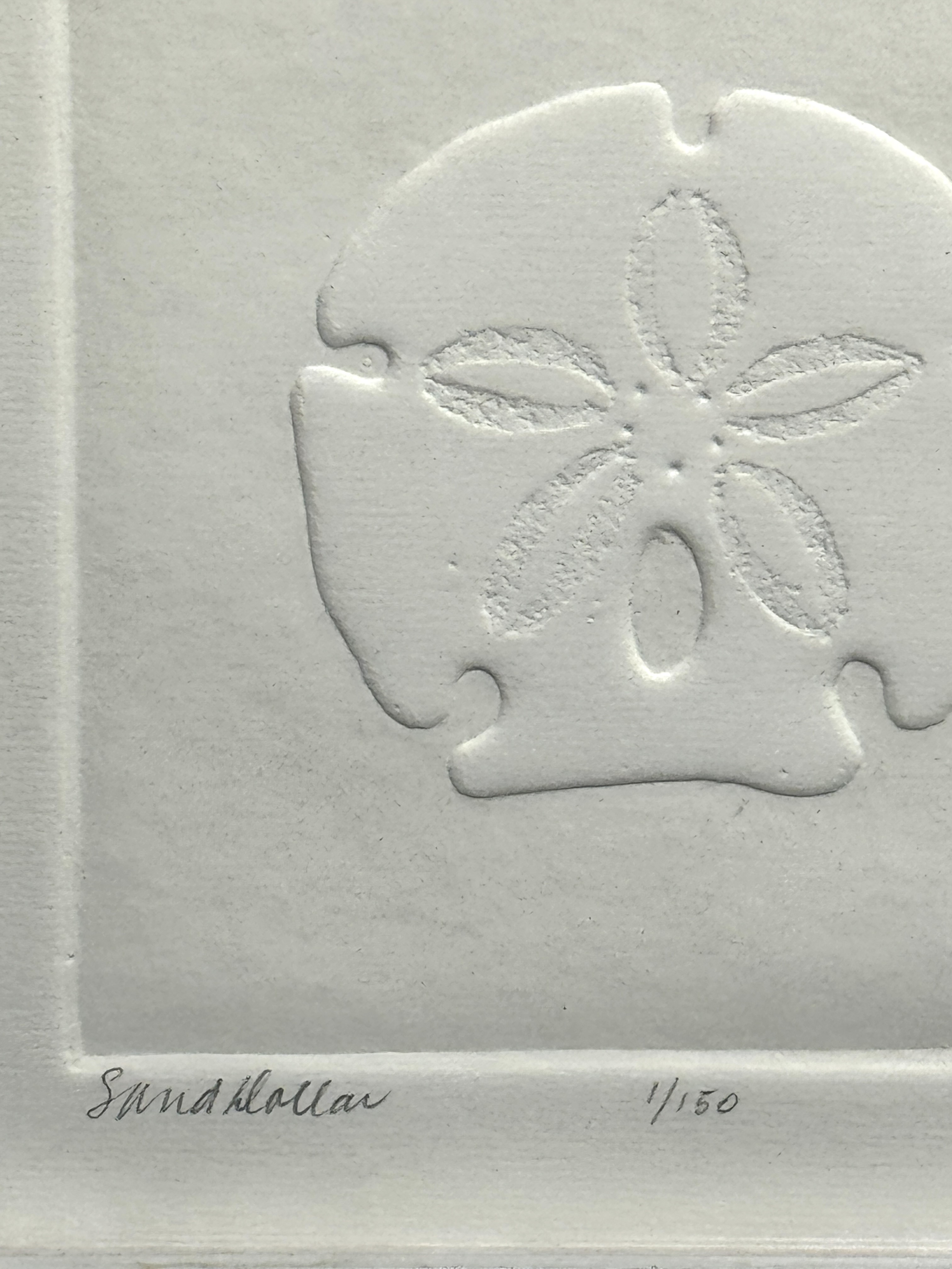 Sand Dollar Embossed Art