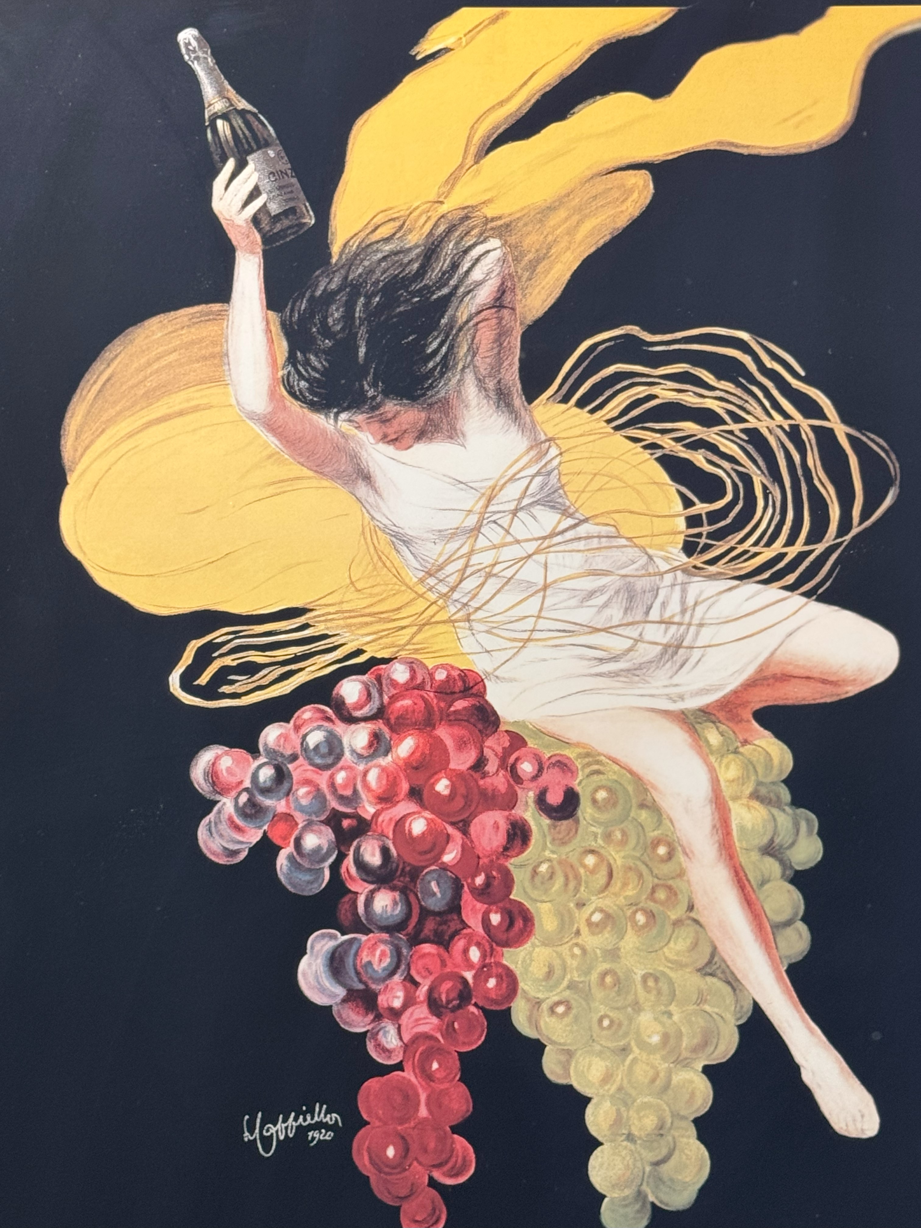 Asti Cinzano Framed Vintage Poster