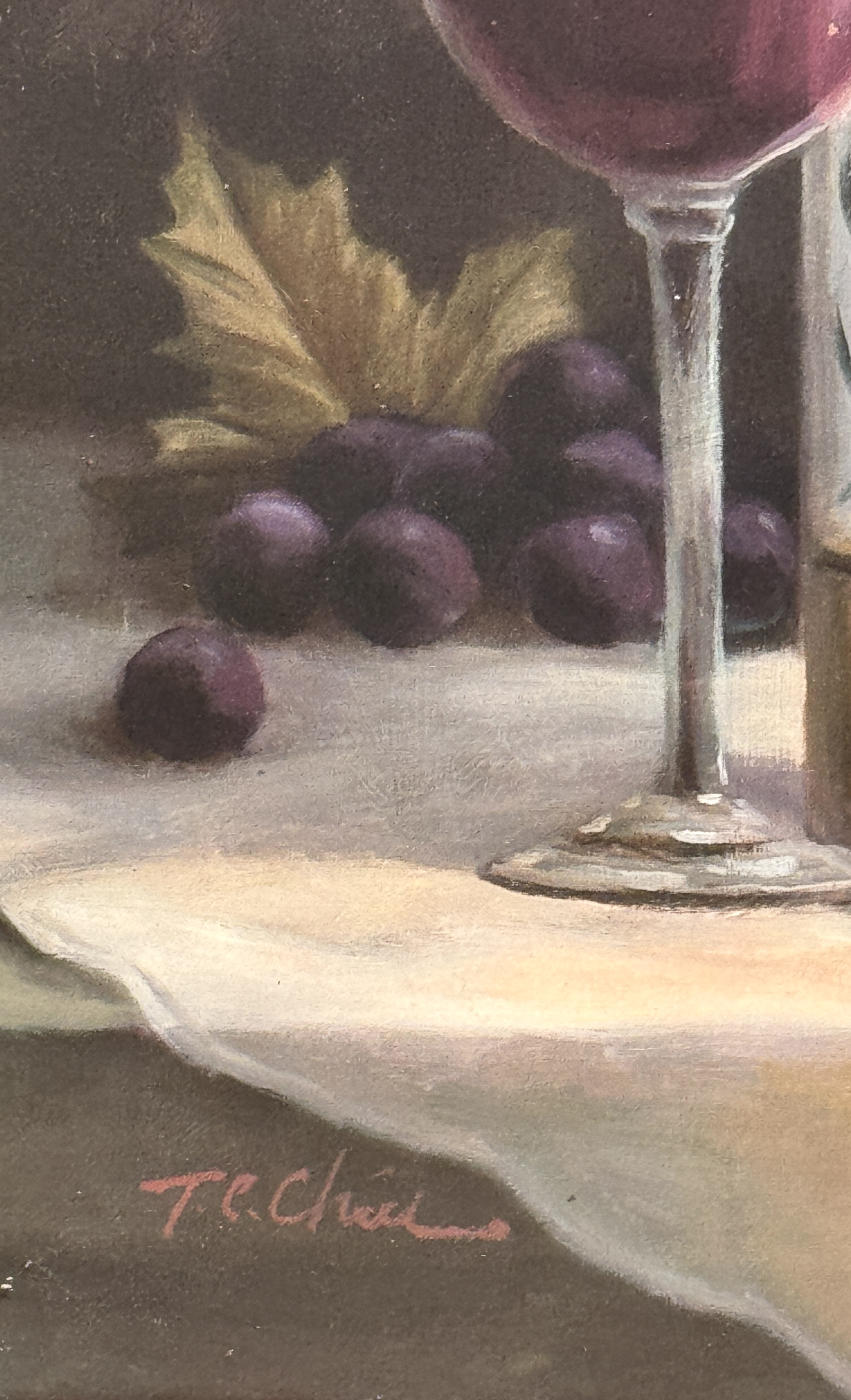 Wine Still Life Painting