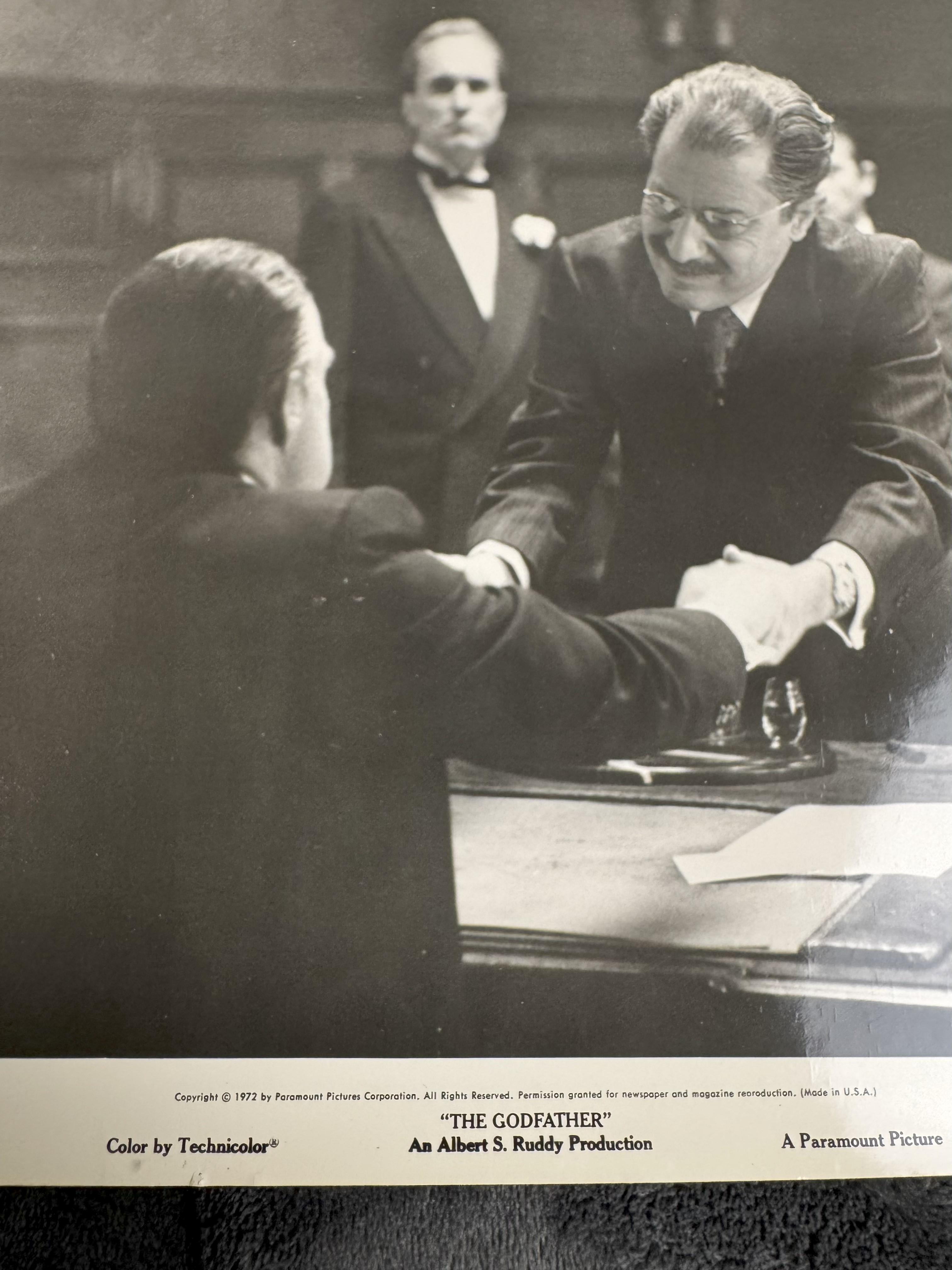 Vintage 'The Godfather' Lobby Card