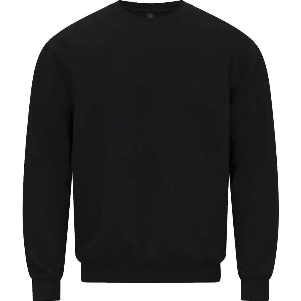 Sweat-shirt noir classique pour broderie