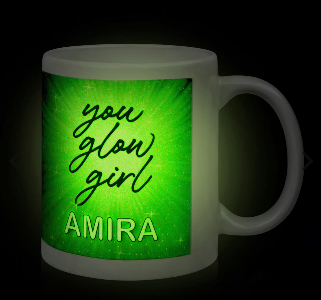 Mug lumineux personnalisé