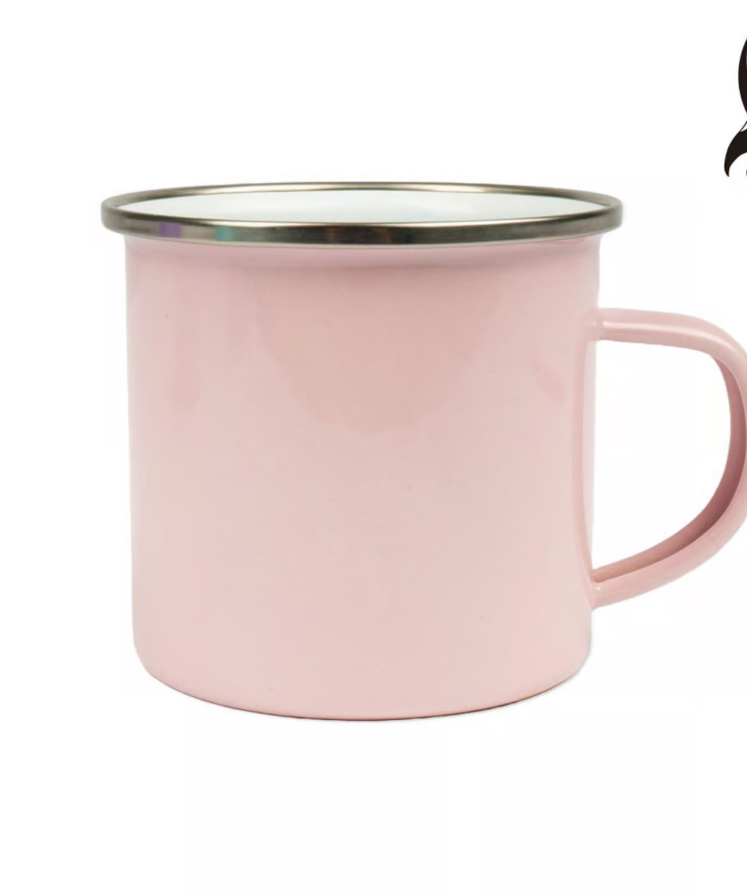 Tasses en métal colorées personnalisables