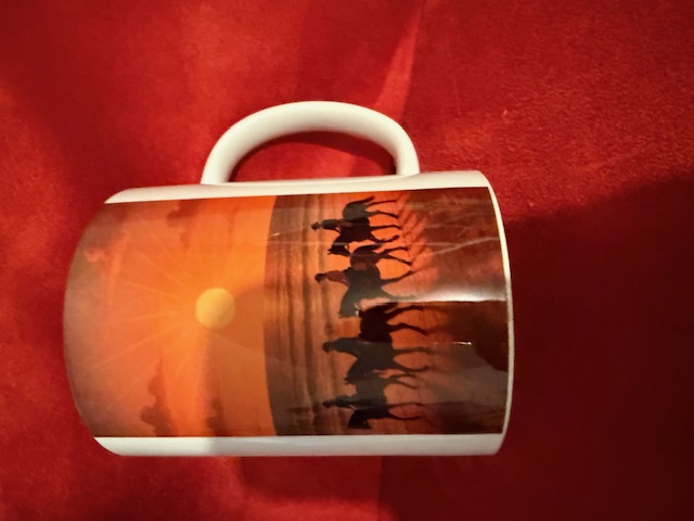 Tasse décorative coucher de soleil
