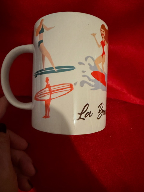 Mug 'La Baule' avec surfeurs