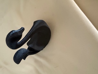 Support élégant en forme de cygne
