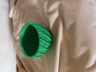 Vide poche vert en plastique