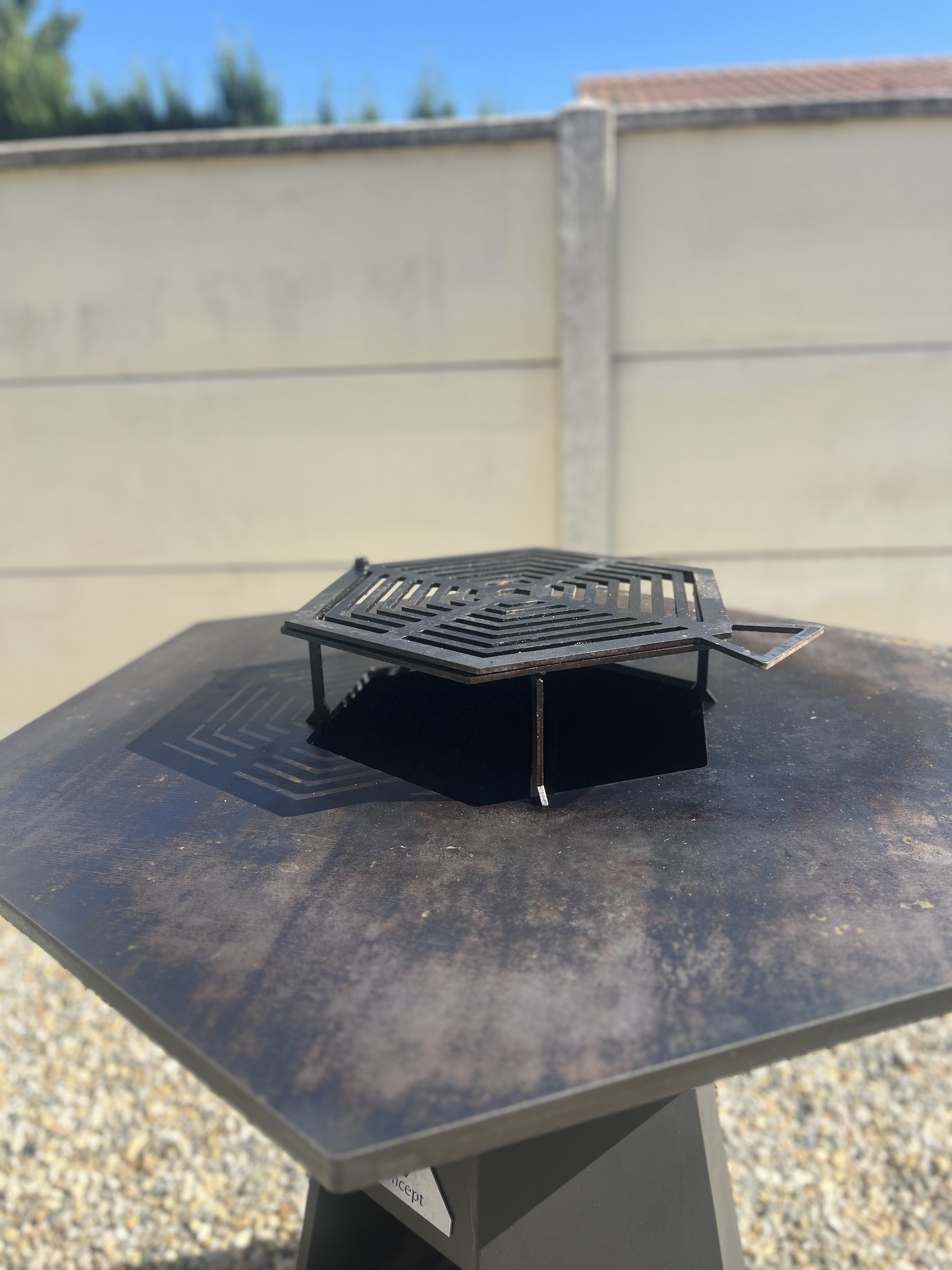 Brasero/Plancha Hexagonale R-Koncept Convival 1050