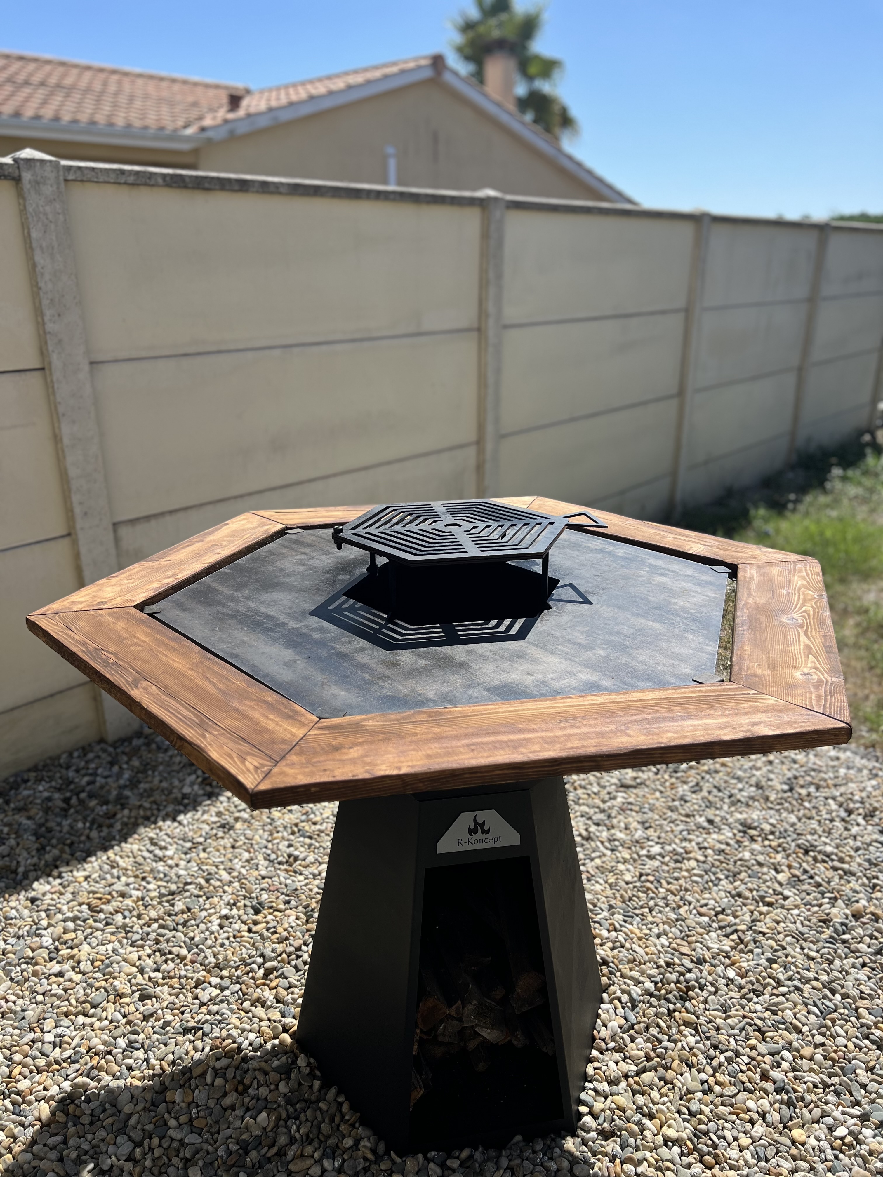 Brasero/Plancha Hexagonale R-Koncept Convival 1050