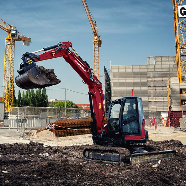 Mini-pelle Yanmar ViO80 8 tonnes 