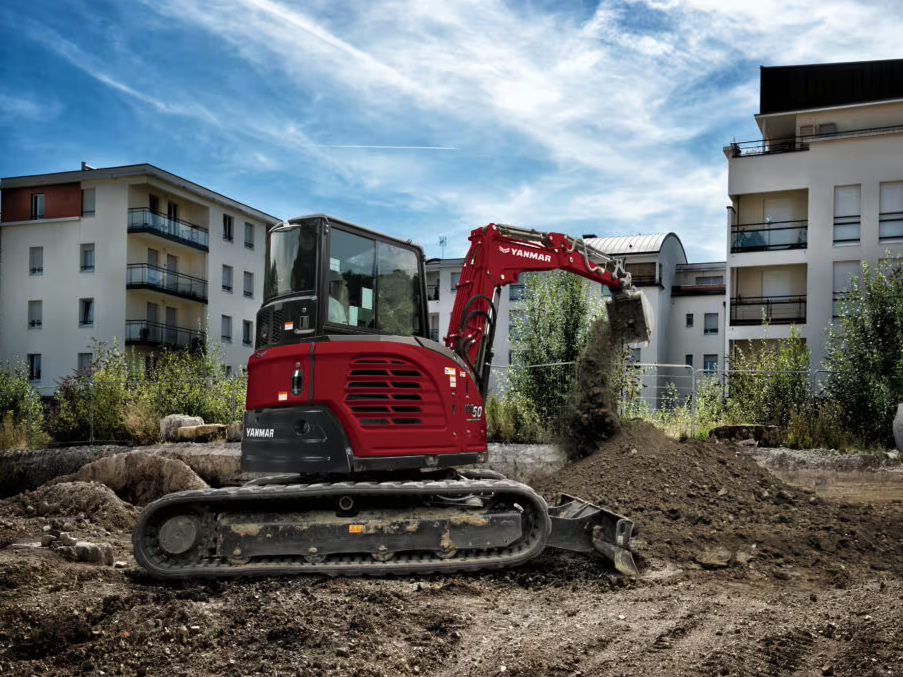 Mini-pelle Yanmar ViO50 5 tonnes 