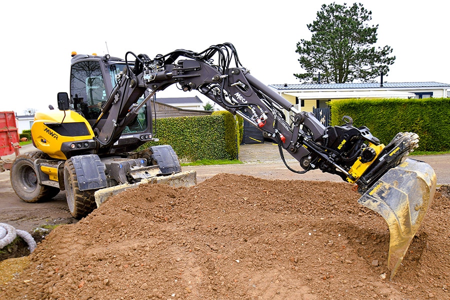 Mecalac 7Mwr pelle a pneus 7 tonnes
