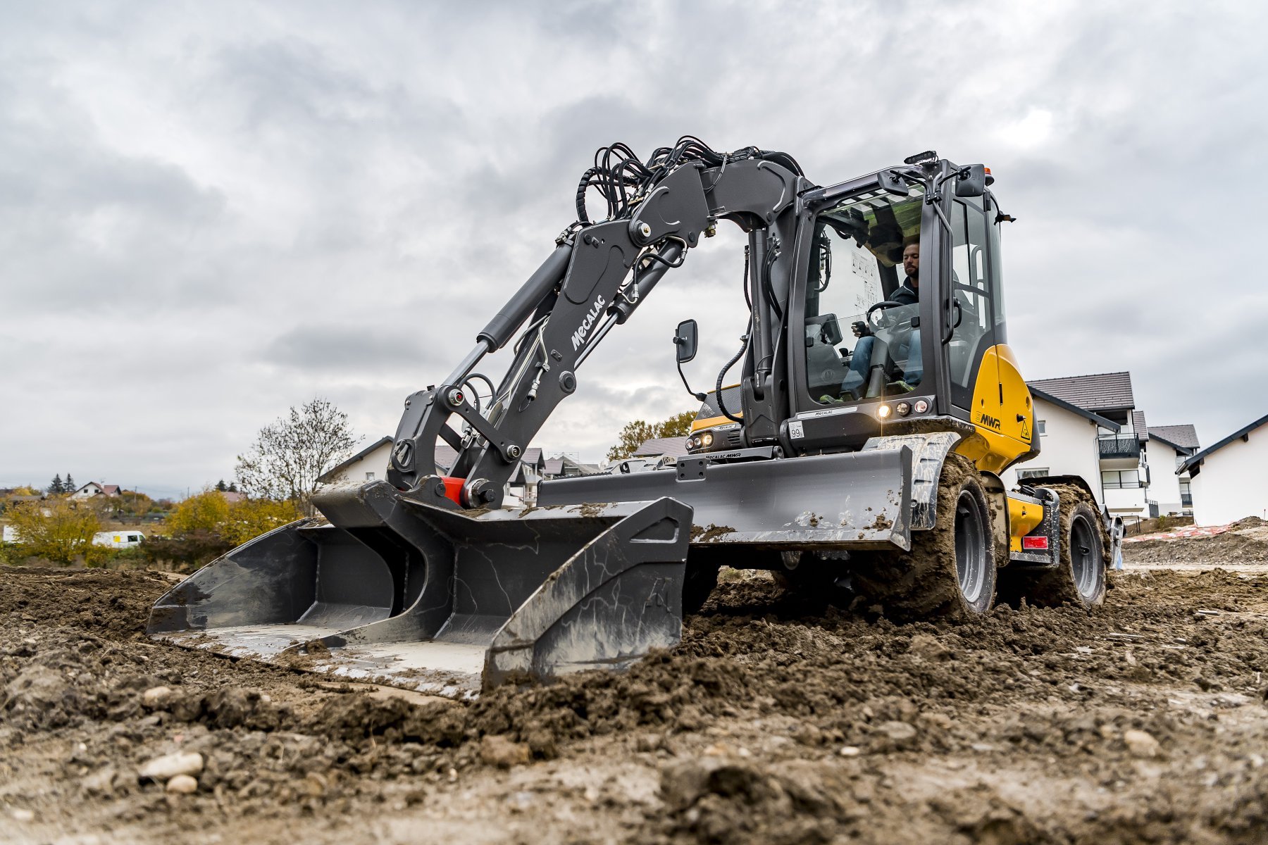 Mecalac 9Mwr pelle a pneus 9 tonnes