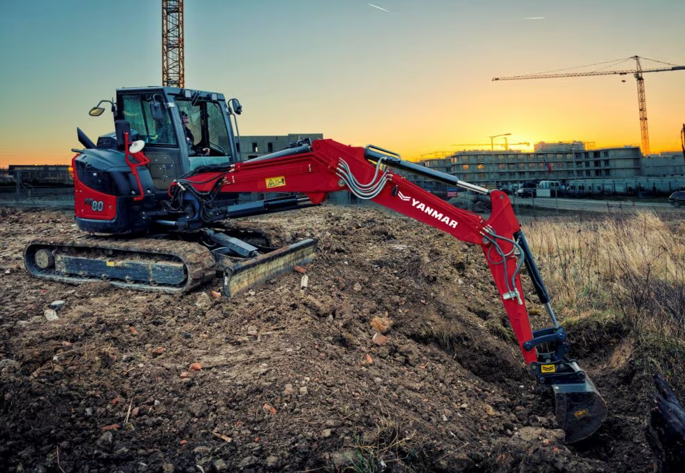 Mini-pelle Yanmar ViO80 8 tonnes 