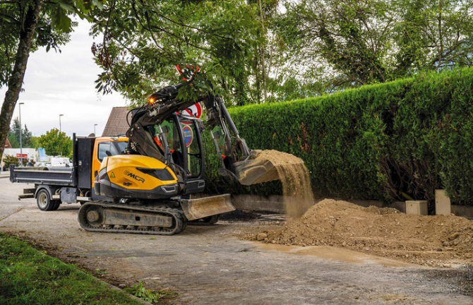 Mecalac 6Mcr pelle a chenilles 6 tonnes