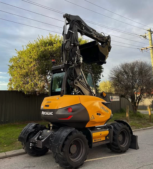 Mecalac 7Mwr pelle a pneus 7 tonnes