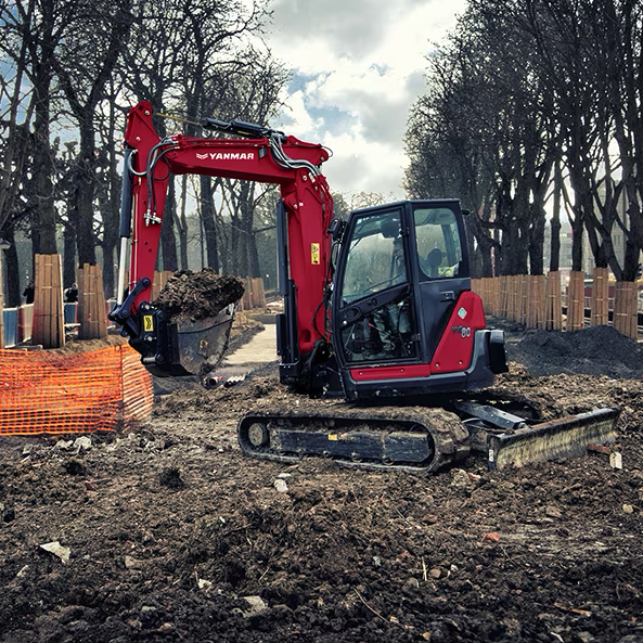 Mini-pelle Yanmar ViO80 8 tonnes 