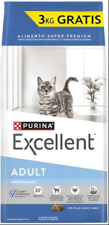 Purina Excellent gato adulto 15+3 kg