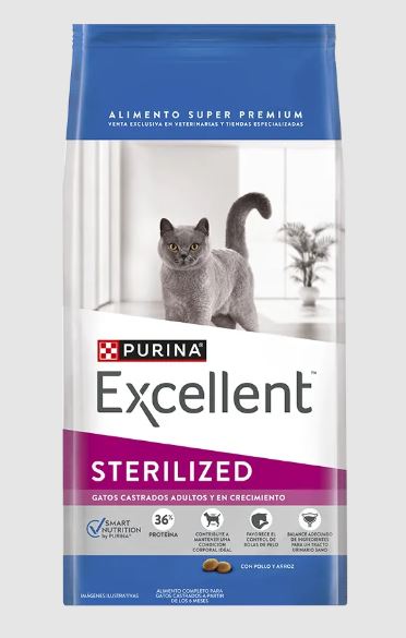 Purina Excellent Sterilized 7,5 kg.