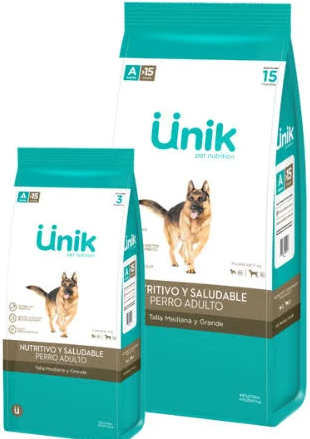 Ünik adulto Razas Medianas 15 kg