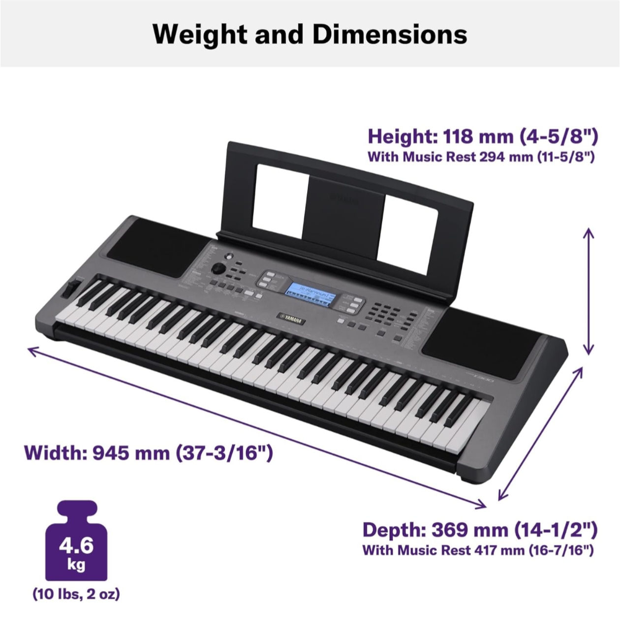 Yamaha PSR-I300 61-Keys Portable Keyboard
