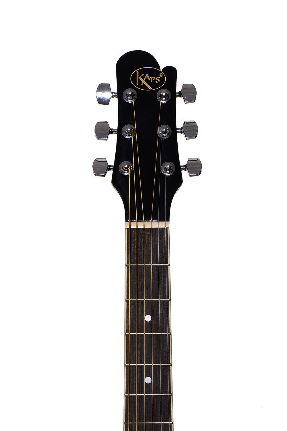 Kaps EQ - 10AC, 6-Strings Rose Wood Acoustic Guitar, Right-Handed, Black
