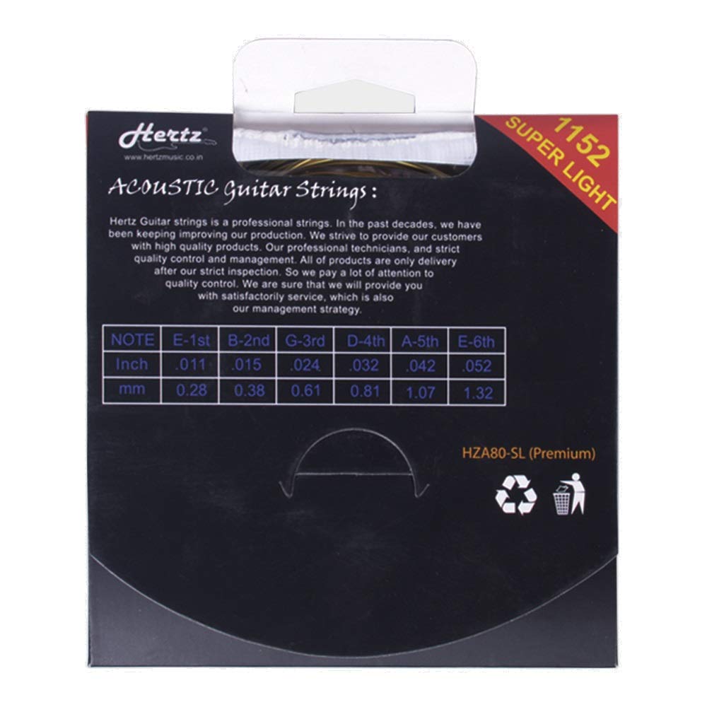 Hertz Rosewood Acoustic Guitar Strings