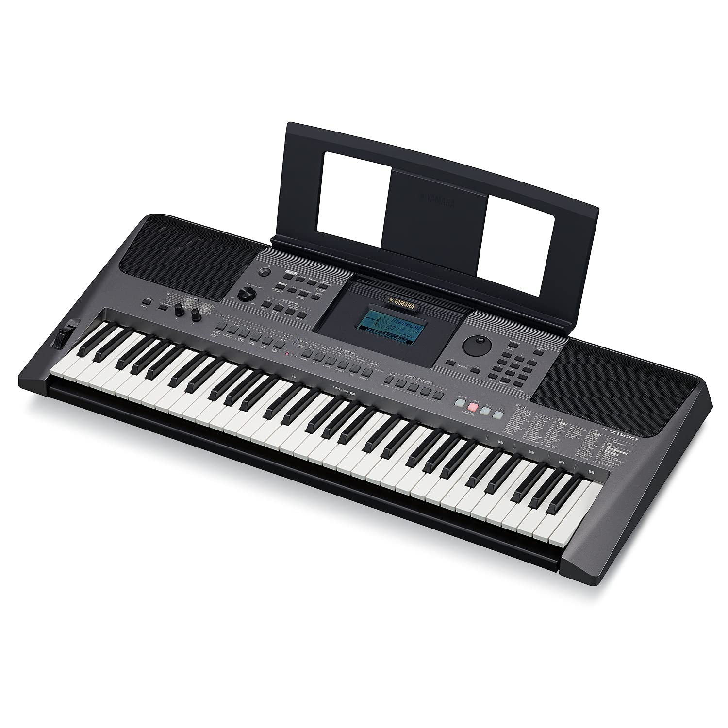 YAMAHA PSR-I500 PORTABLE 61 Keys KEYBOARD WITH ADAPTOR, Black