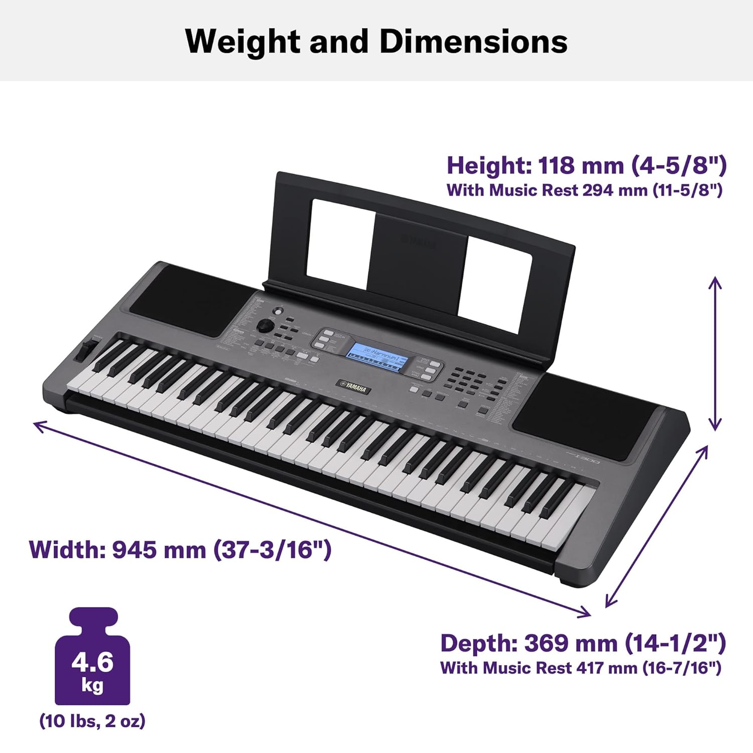 Yamaha PSR-I300 61-Keys Portable Keyboard