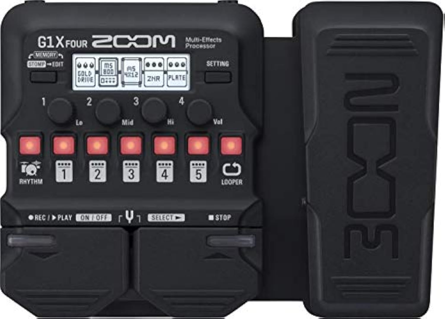 Zoom G1X Four Guitar Multi-Effects Pedals ( With Adapter )