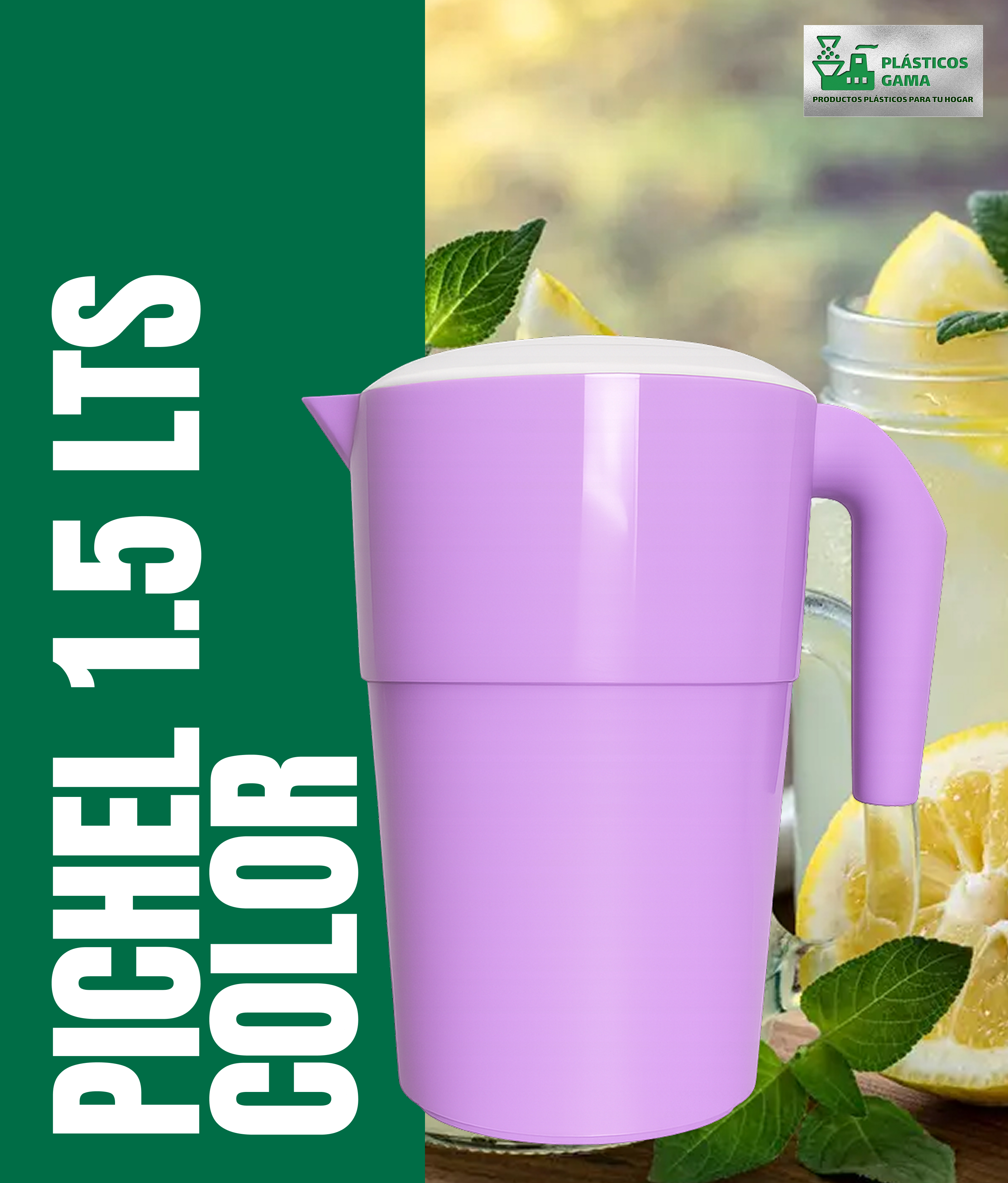 Pichel 1.5 Litros Color