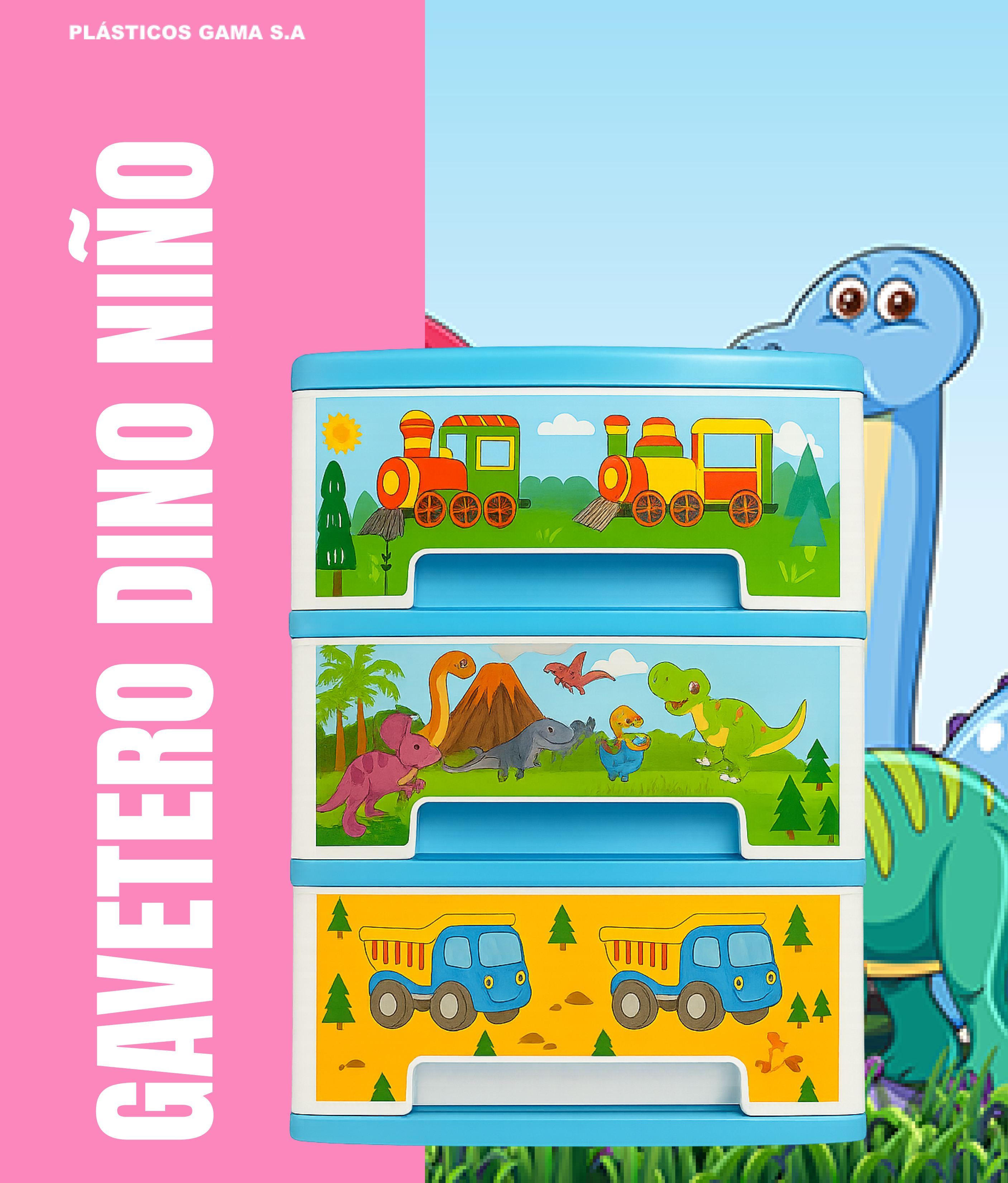 Gavetero Dino Niño