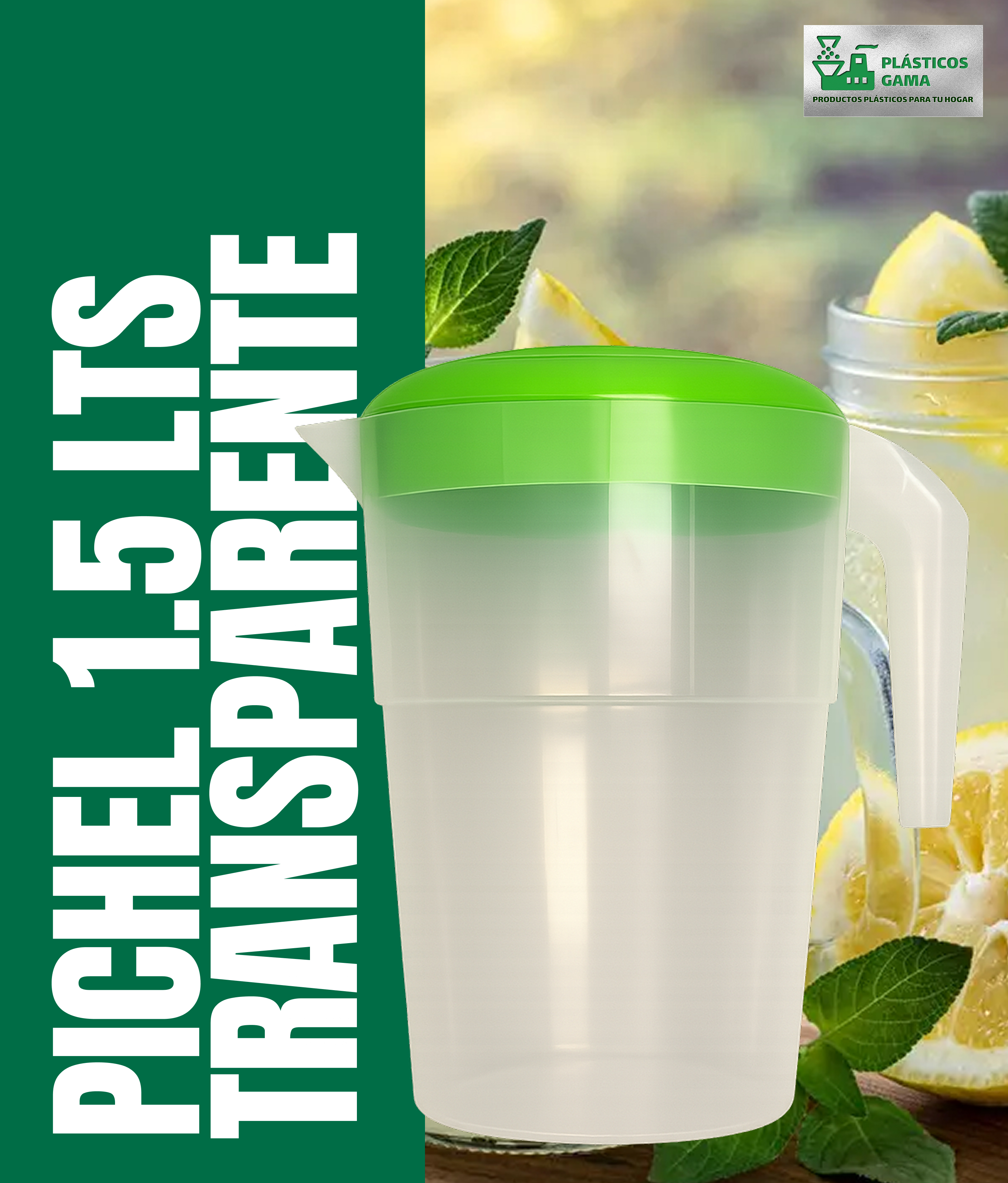 Pichel 1.5 Litros Transparente