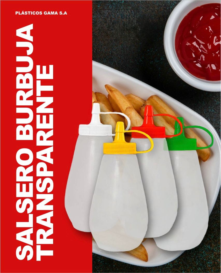 Salsero Burbuja Transparente
