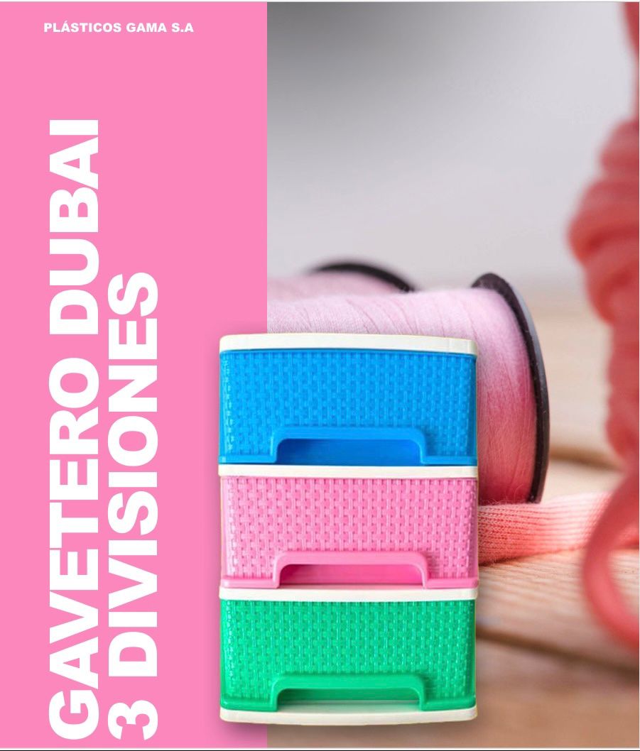 Gavetero Dubai 3 Divisiones