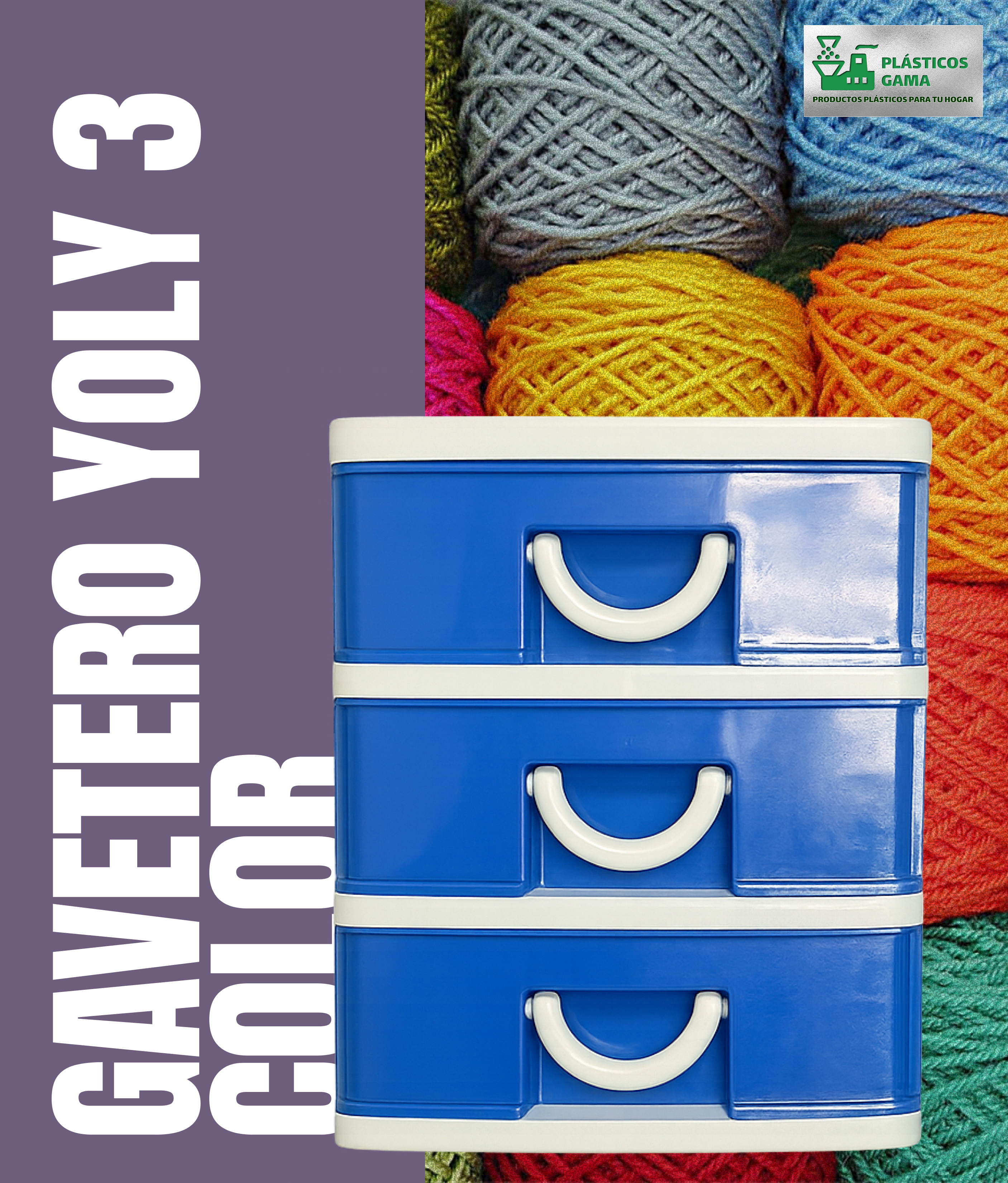 Gavetero Yoly 3 Color