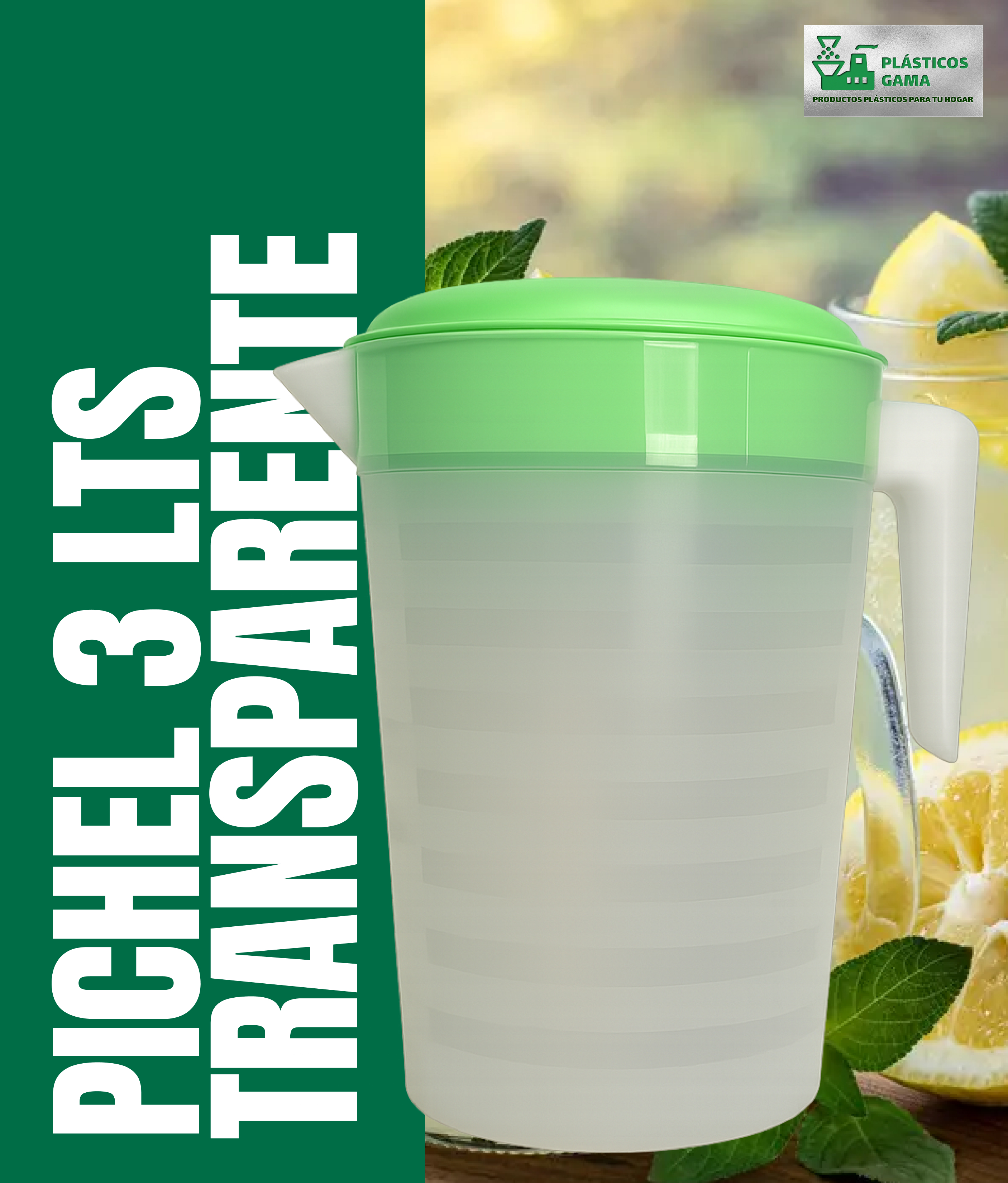 Pichel 3 Litros Transparente