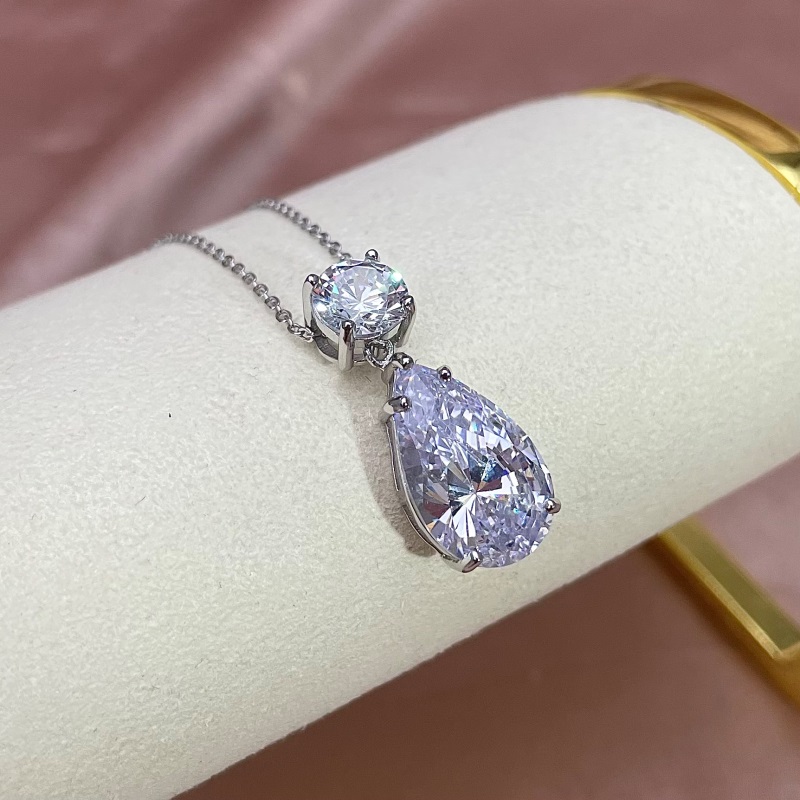 Helen 5ct Diamond-Like Sterling Silver Necklace