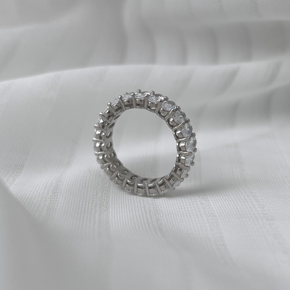 JANE 0.25 CARAT DIAMOND-LIKE STERLING SILVER RING