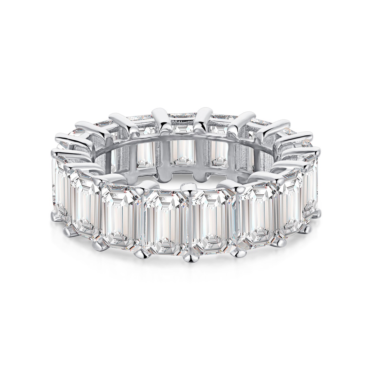 ALICE 0.75 CARAT DIAMOND-LIKE STERLING SILVER RING