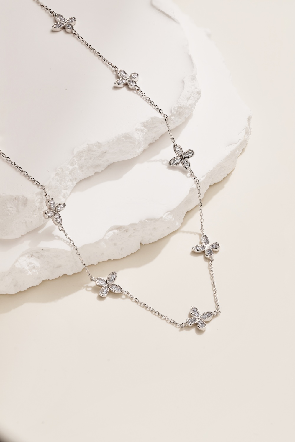 Amy Butterfly Sterling Silver Necklace  