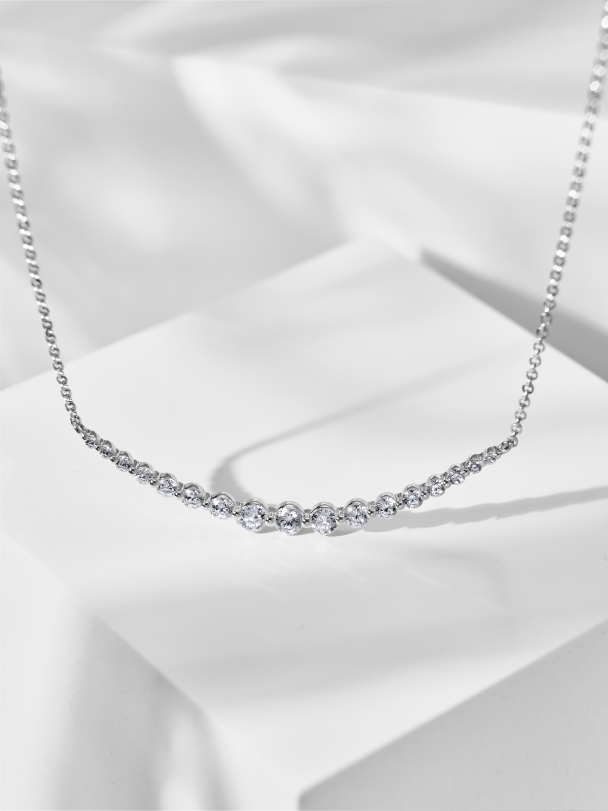Kate Multi-Shine Sterling Silver Necklace 